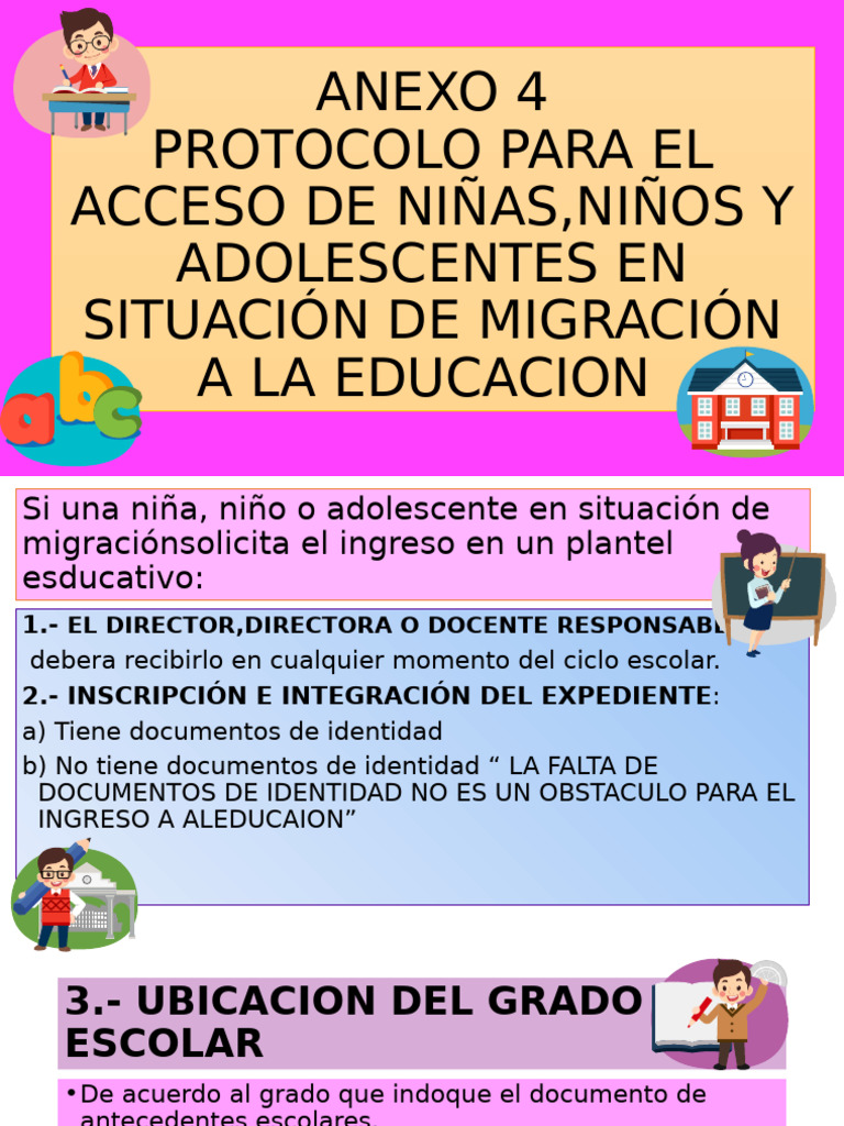 Anexo 4 y 5 | PDF | Evaluación | Educación de la primera infancia