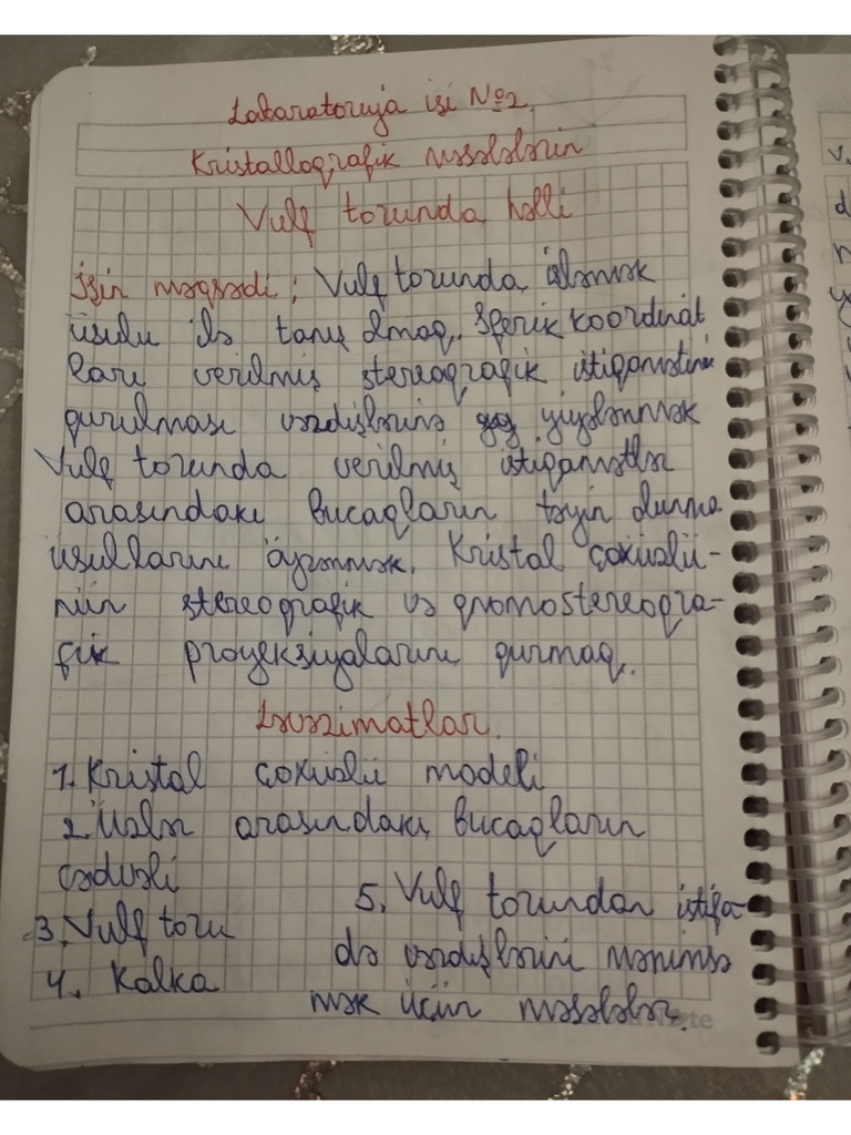 Əliamin Kristalloqrafiya - Labaratoriya N2 | PDF