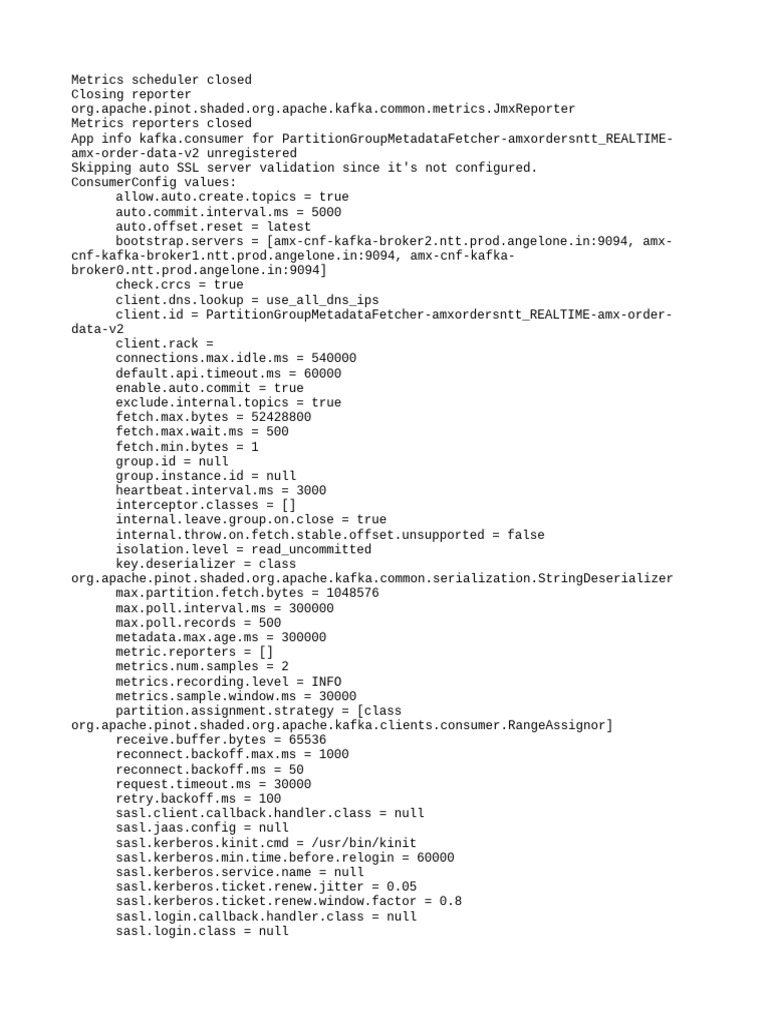 Unregistered Kafka Consumer App Info | PDF | Transport Layer Security ...