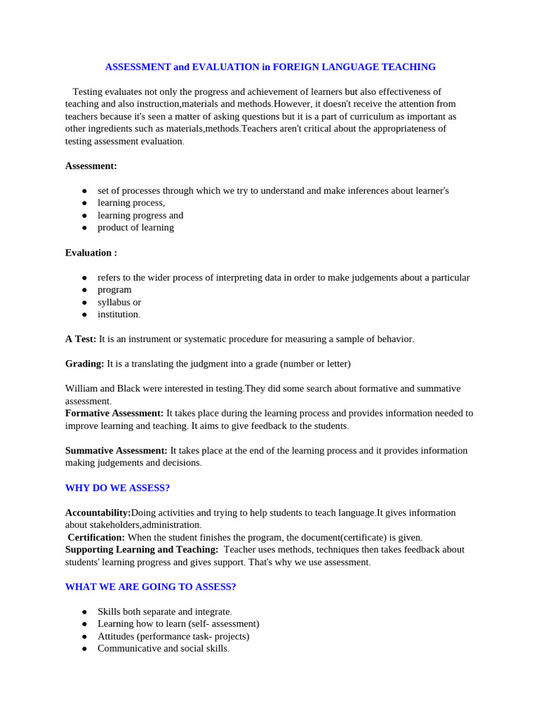 Task 9 | PDF | Educational Assessment | Learning