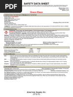 ASACLEAN™ Safety Data Sheet Overview | PDF | Occupational Safety And ...