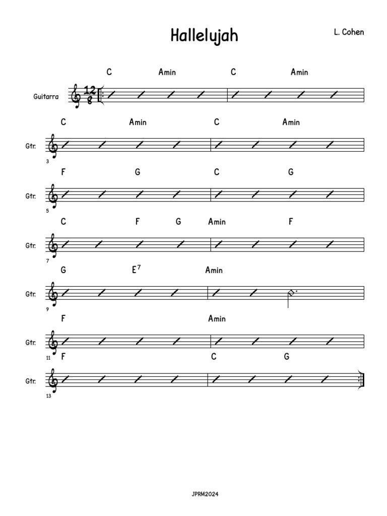 Hallelujah pdf