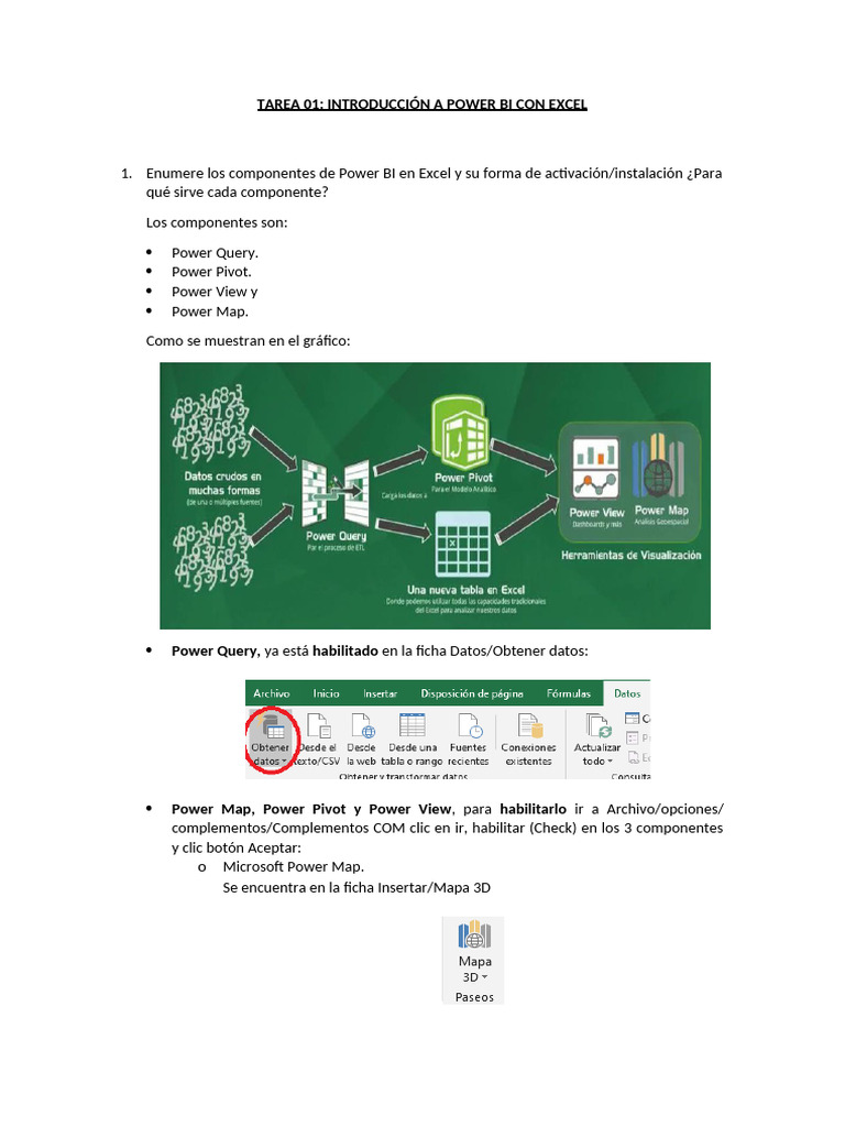 Introducción a Power BI en Excel | PDF