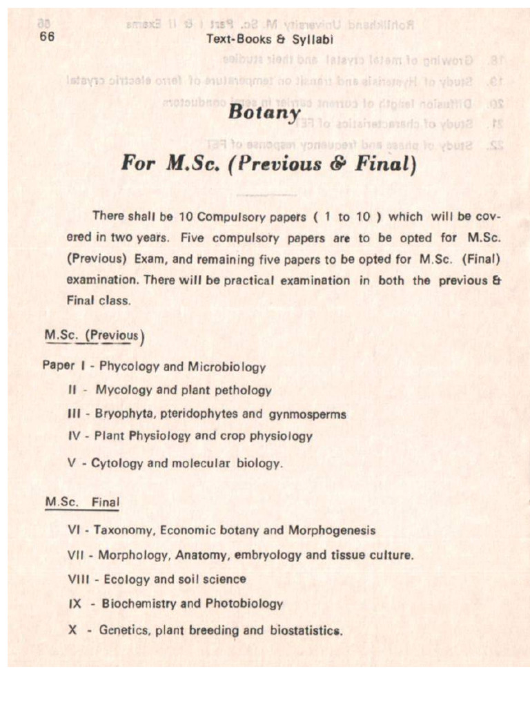Botany | PDF