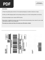 QVC Return Label Instructions | PDF