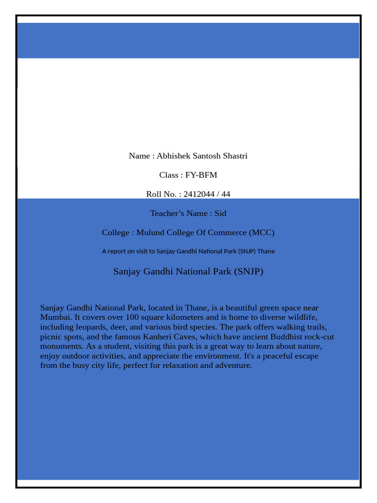 Evs Report Pdf Owl Trees