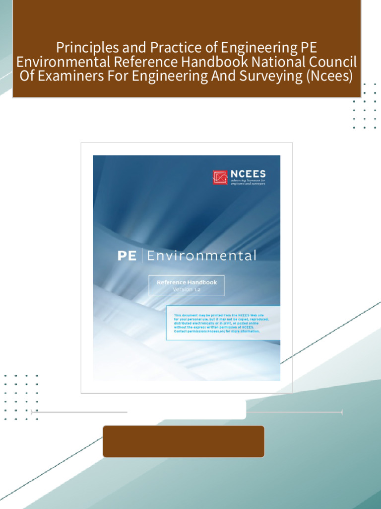 Ncees Engineer Reference Update Form What Is The NCEES PE Exam?