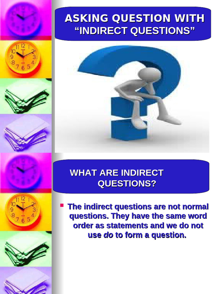 Understanding Indirect Questions | PDF