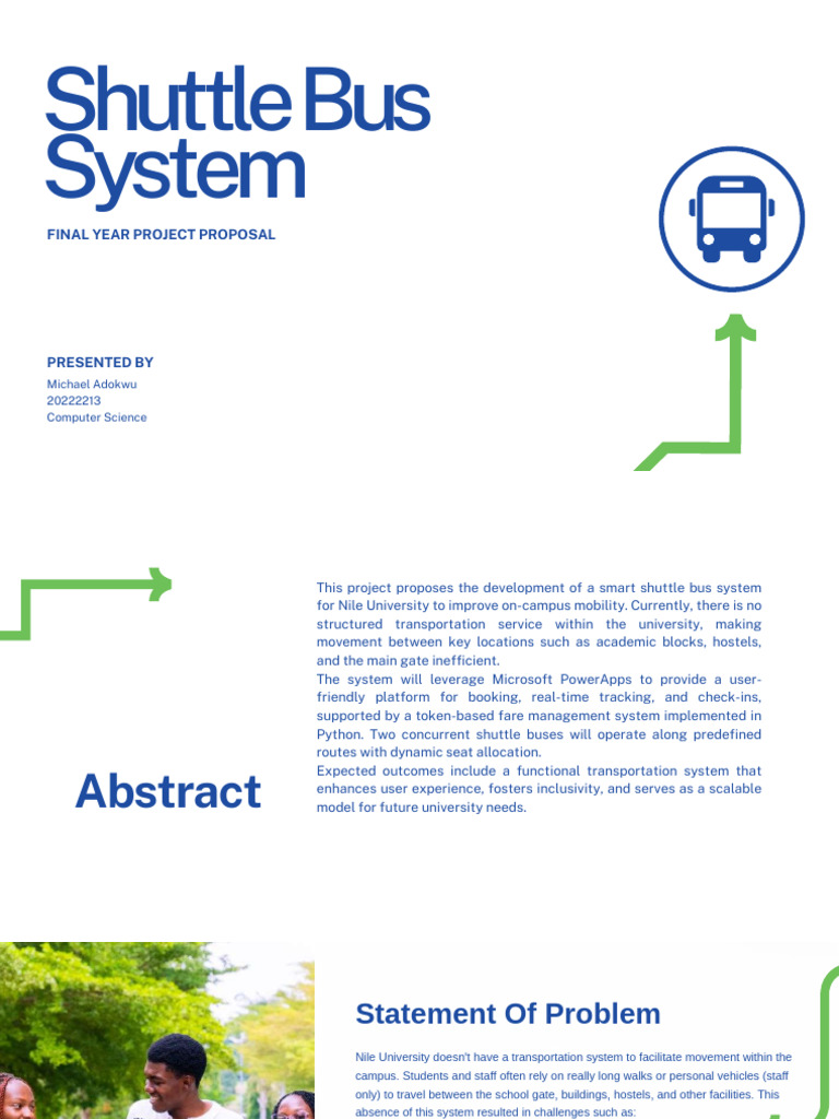 Bus Shuttle System Pdf Public Transport Databases