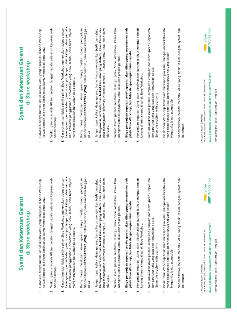 File Print Garansi Kertas A5 | PDF