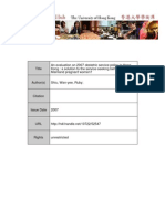 An Evaluation On 2007 Obstetric Service Policy in Hong Kong - A Solution To The Service Seeking Behavior of Mainland Pregnant Women