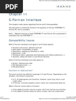 C Fortran Interface