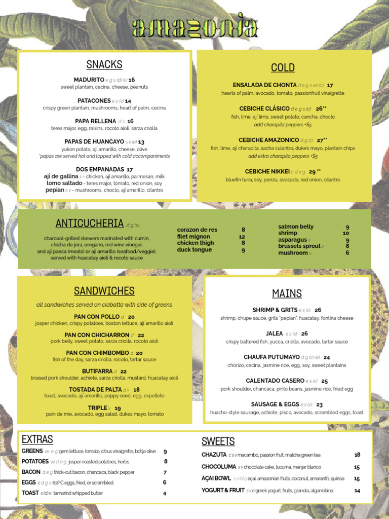 66b7d131c7b00995e1e4fce5 - Amazonia LUNCH - 2024.01.14 - 1 | PDF ...