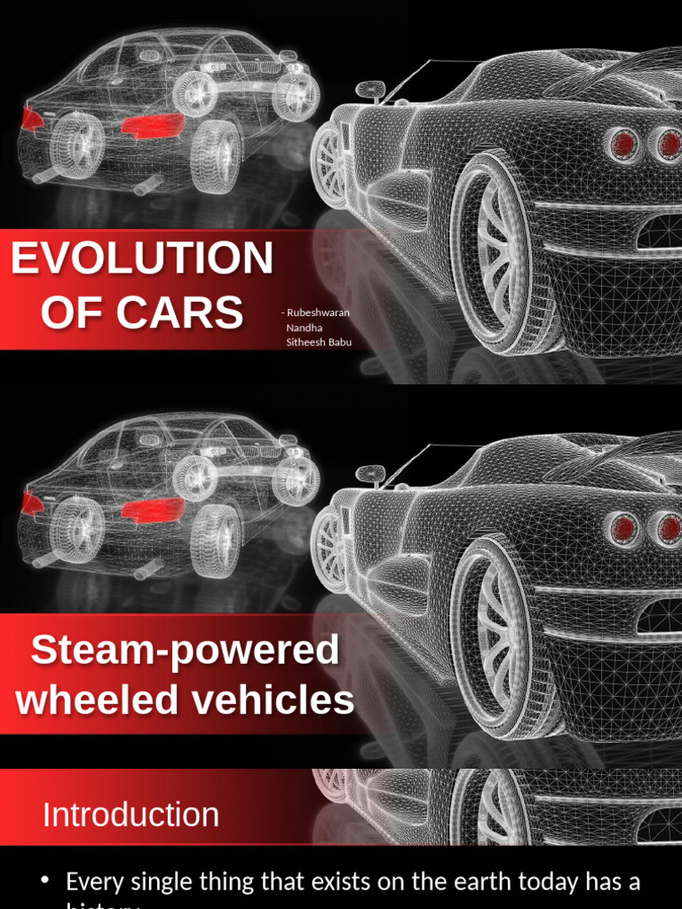 History of Car Evolution | PDF