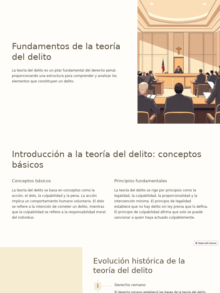 Fundamentos de La Teoria Del Delito | PDF | Derecho penal | Intención ...