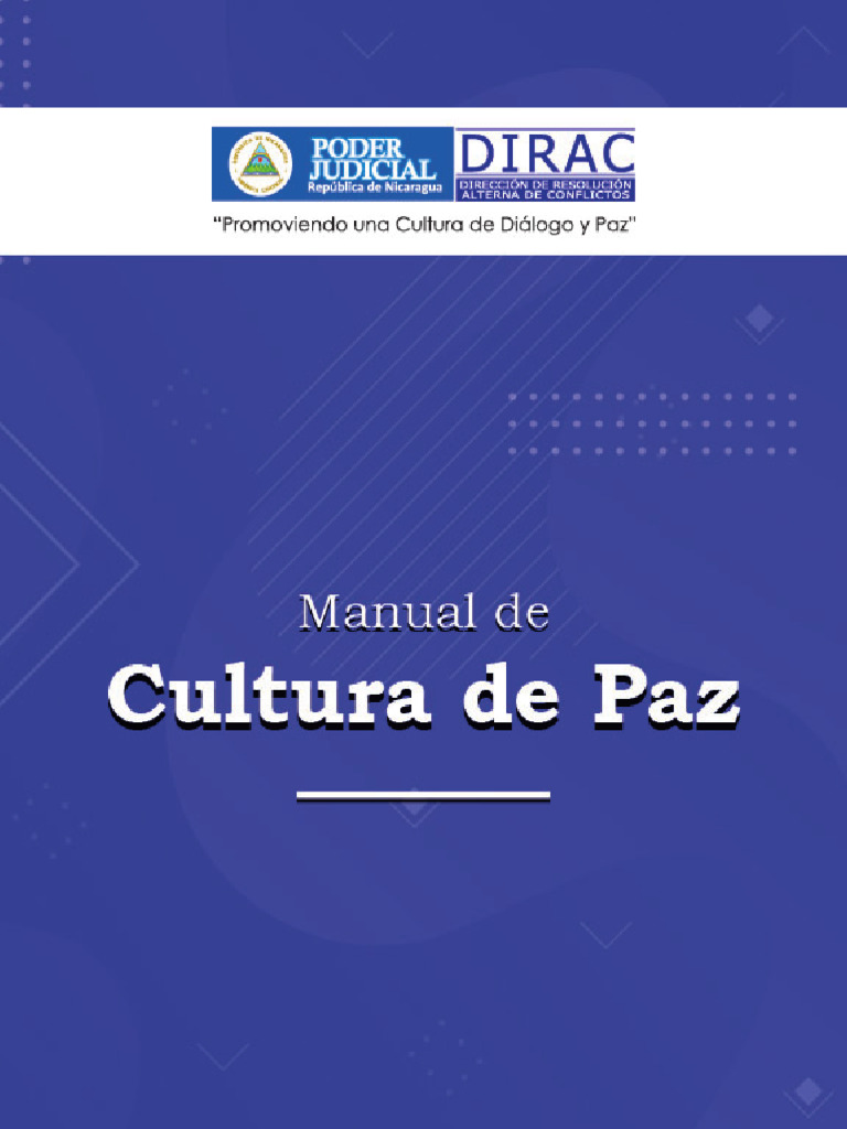 Manual de Cultura de Paz y Mediación | PDF | Conflicto (proceso) | Agresión