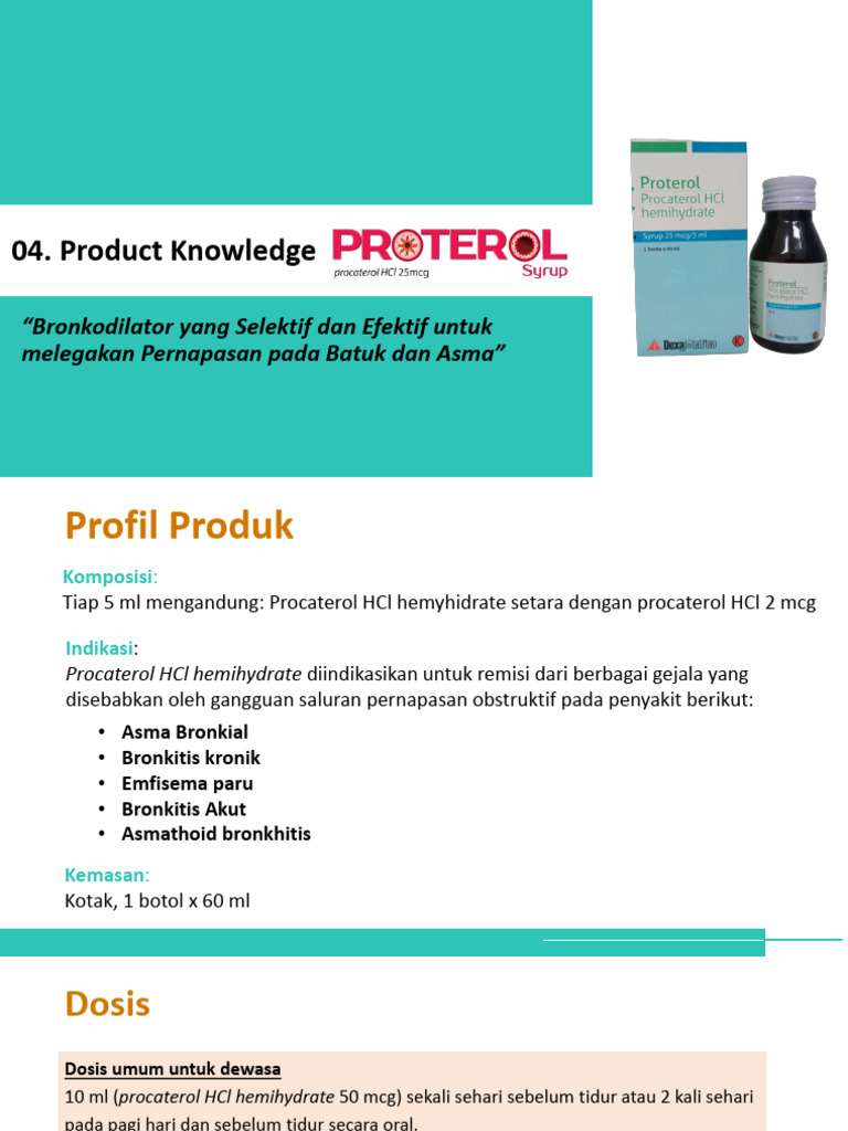 Bronkodilator Procaterol untuk Asma | PDF