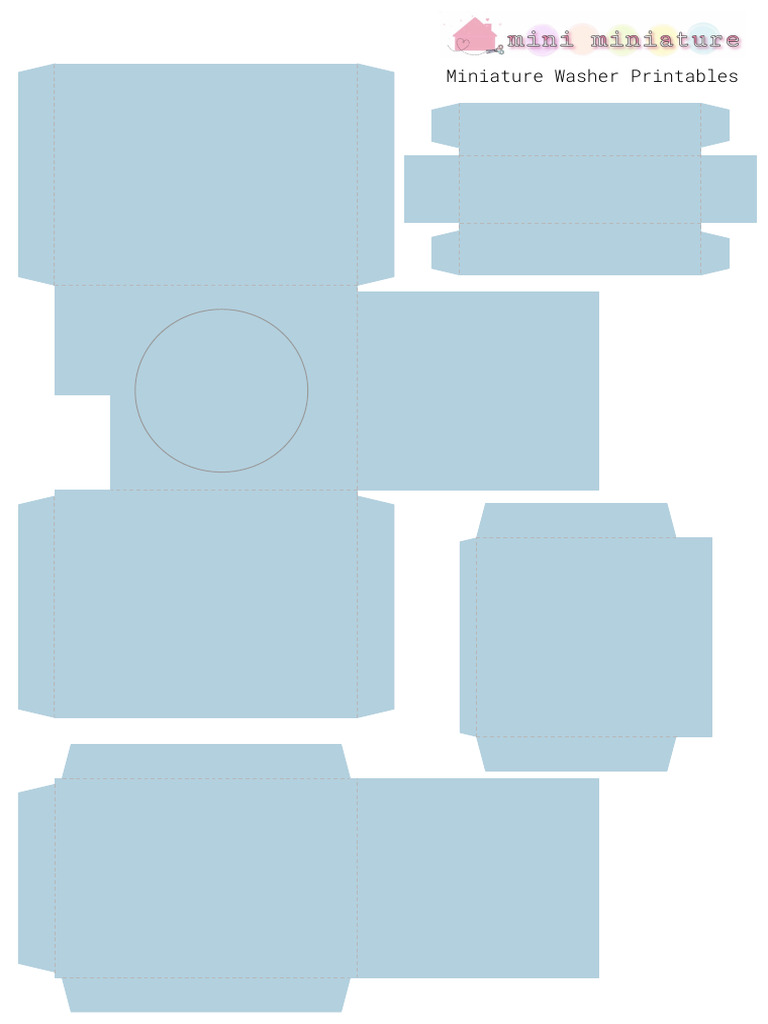 Mini Miniature - Miniature Washer Printables | PDF