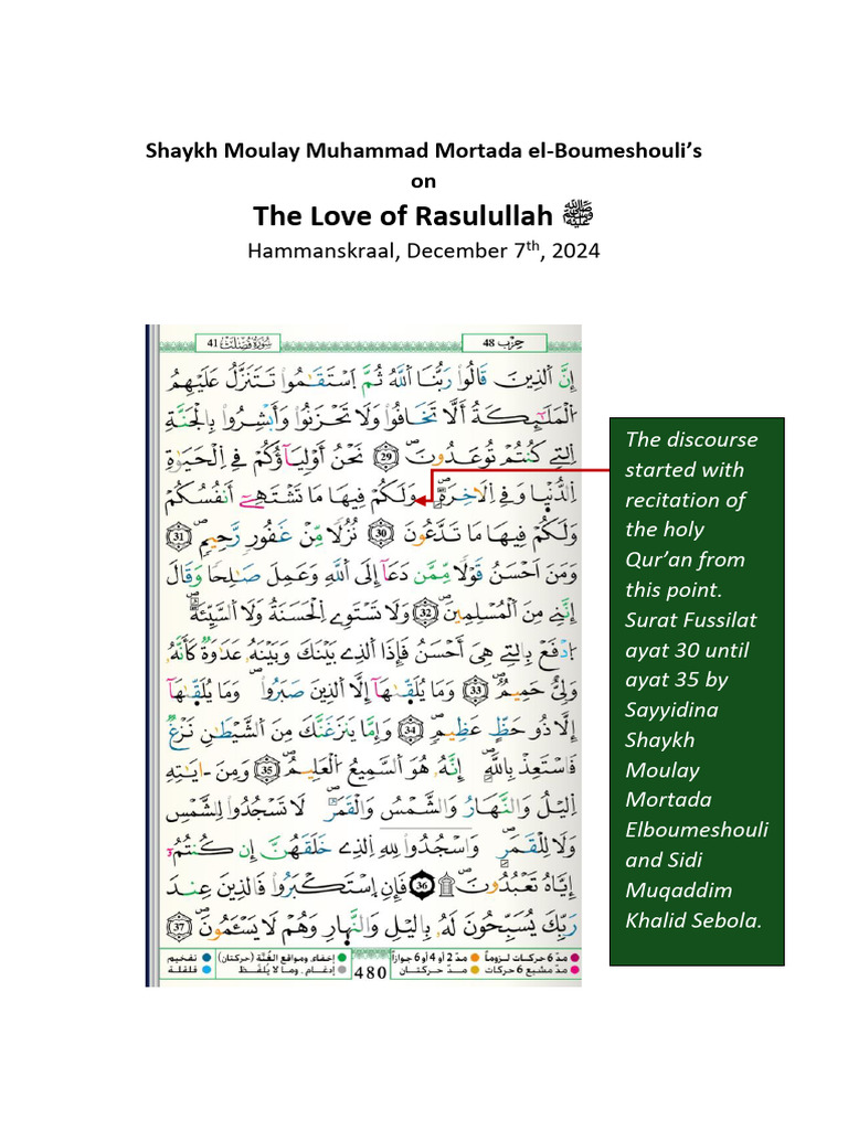 Celebrating the Love of Rasulullah ﷺ | PDF | God In Islam | Prophets ...