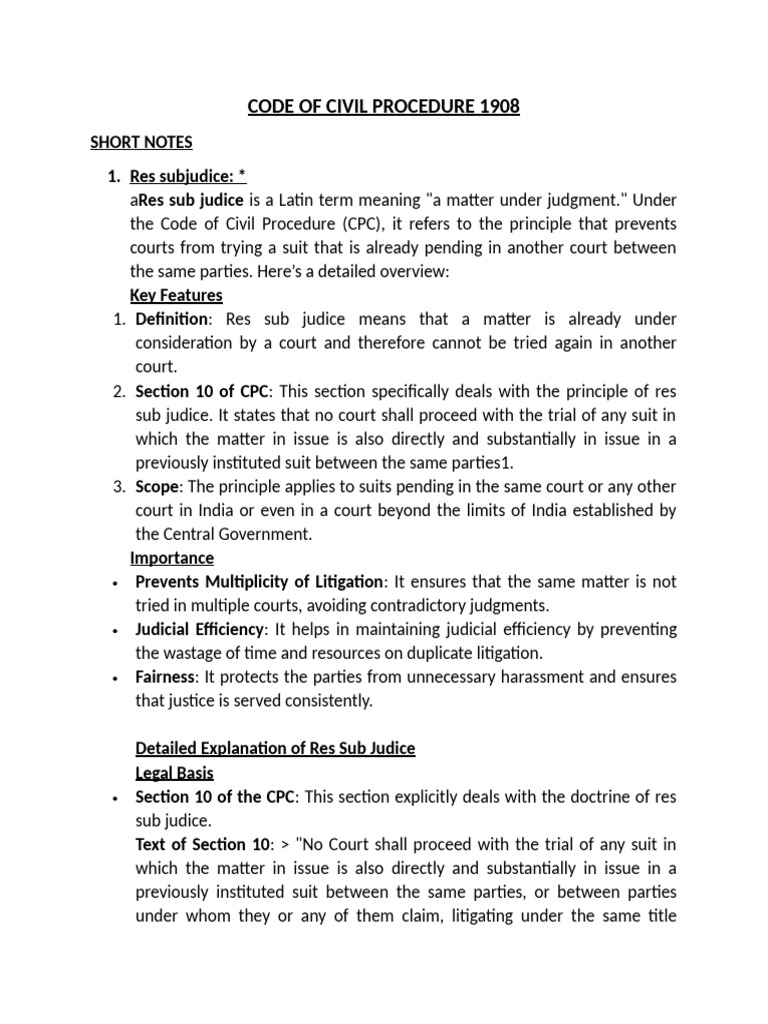 Code of Civil Procedure 1908 | PDF | Affidavit | Lawsuit