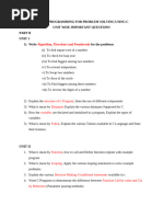 CS25C01 C Programming Question Bank | PDF | Software Development ...