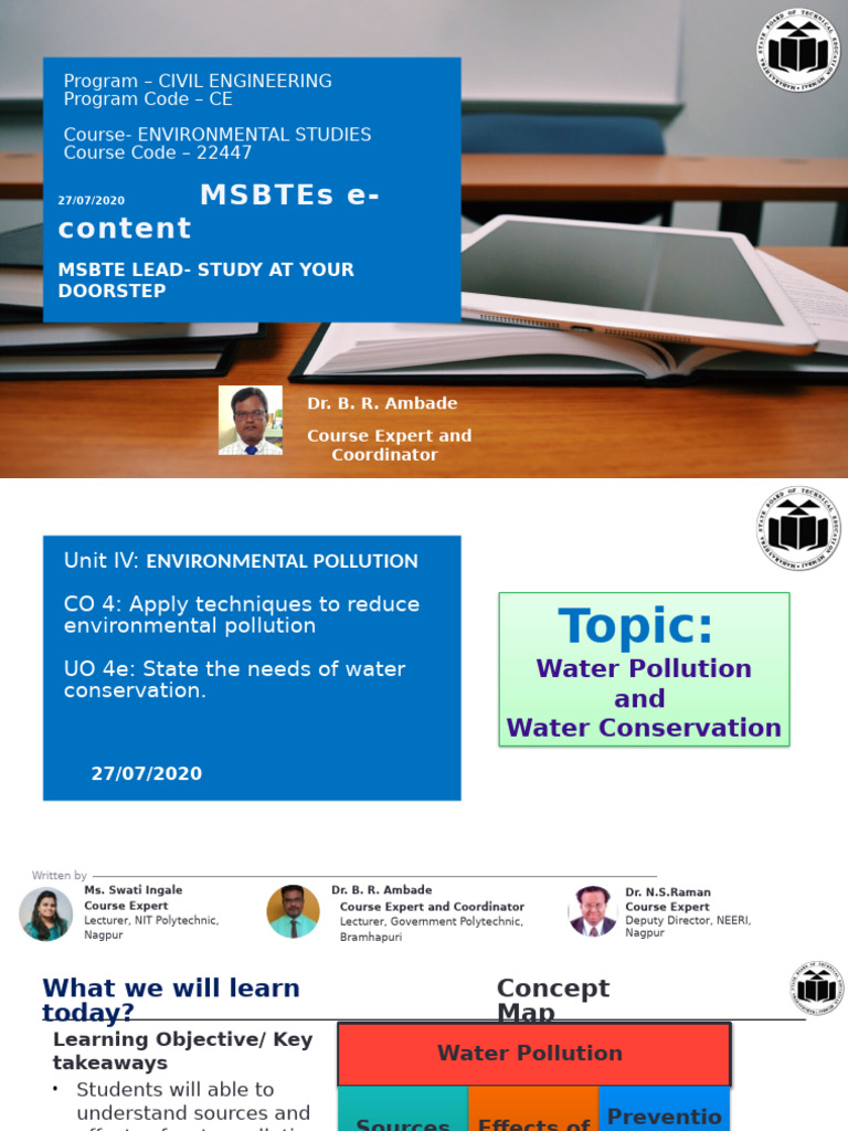 Water Pollution and Conservation Guide | PDF | Water Pollution | Water