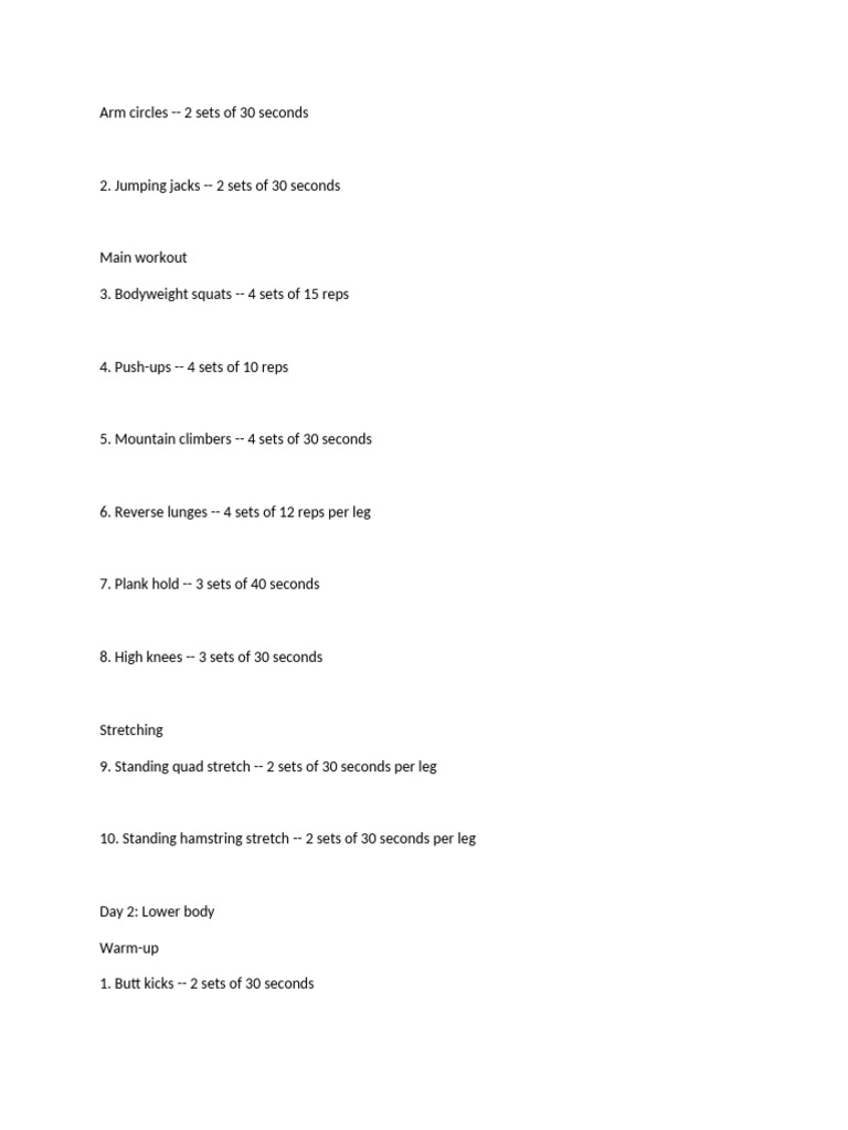 Penn State Workout Pdf