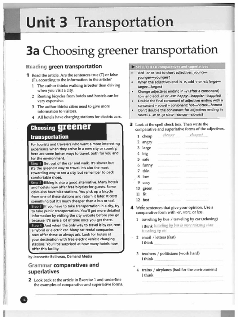 Life Workbook 3A Unit 3 | PDF