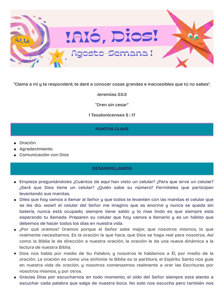 Comunicación con Dios a través de la Oración | PDF | Oración | Dios
