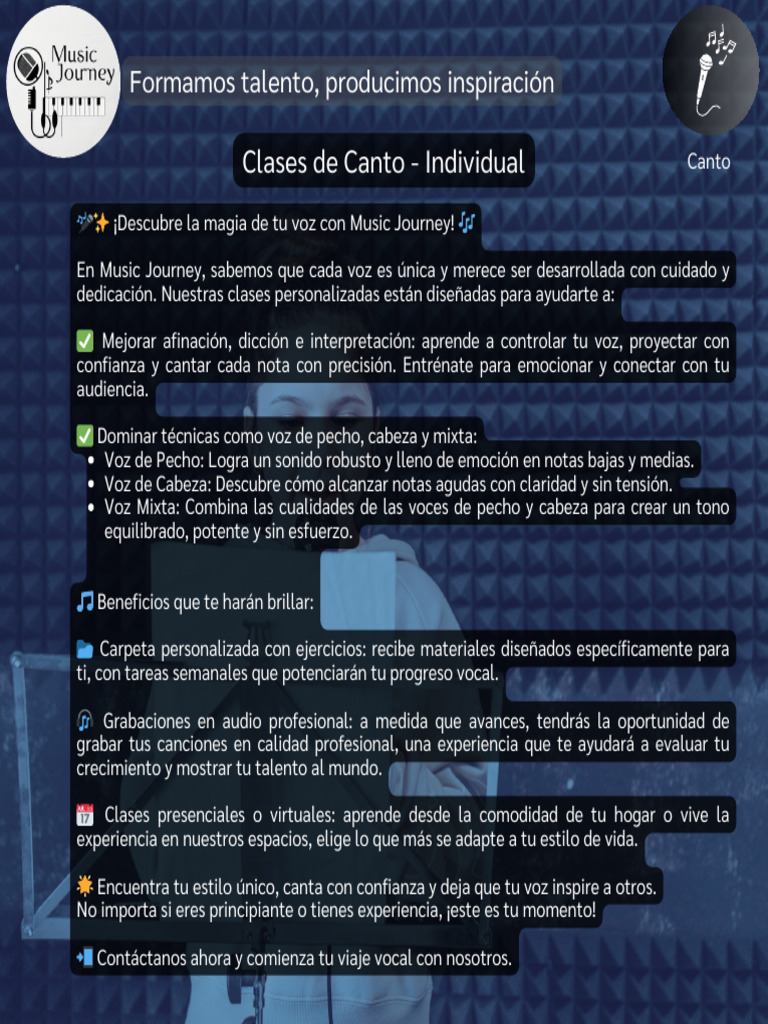Clases de Canto | PDF