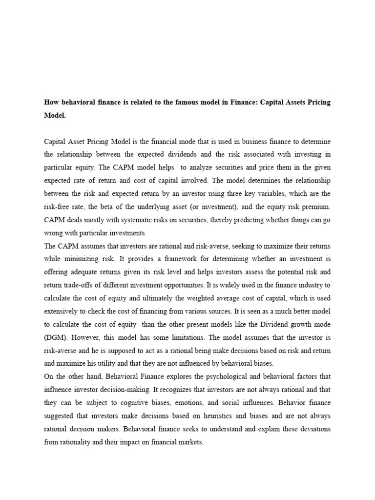 capital-assets-pricing-pdf-behavioral-economics-capital-asset