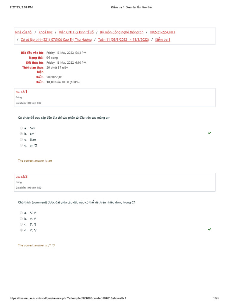 Kiểm tra | PDF