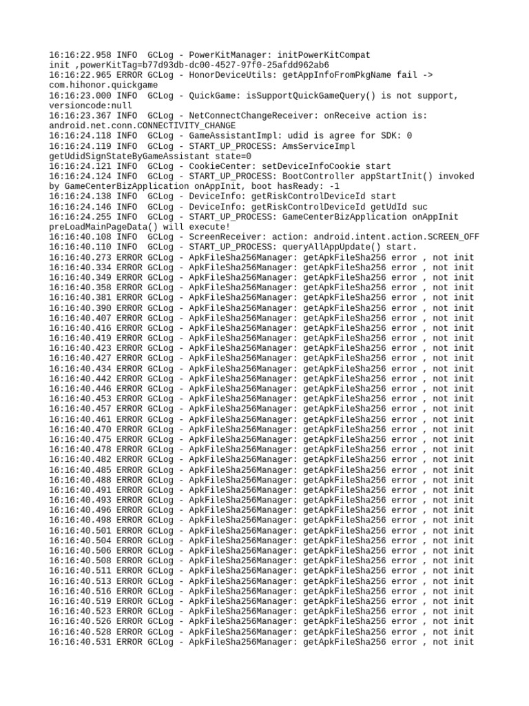 Game Center Log Errors and Info | PDF | Hypertext Transfer Protocol ...