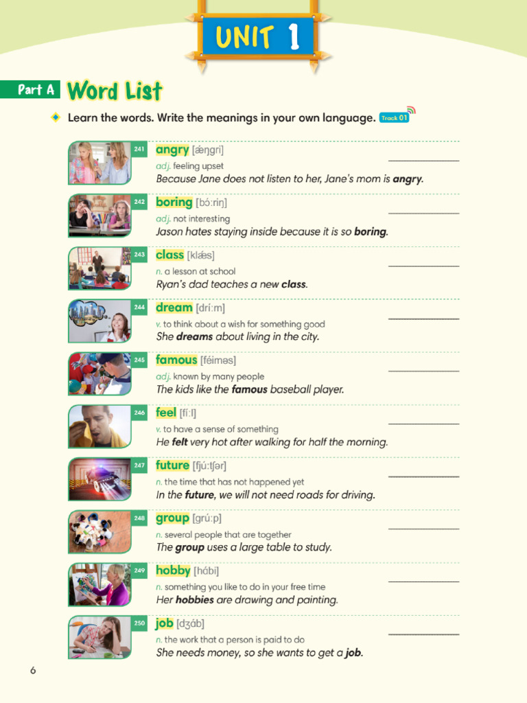 1000 Basic English Words 2 SB - Trial | PDF