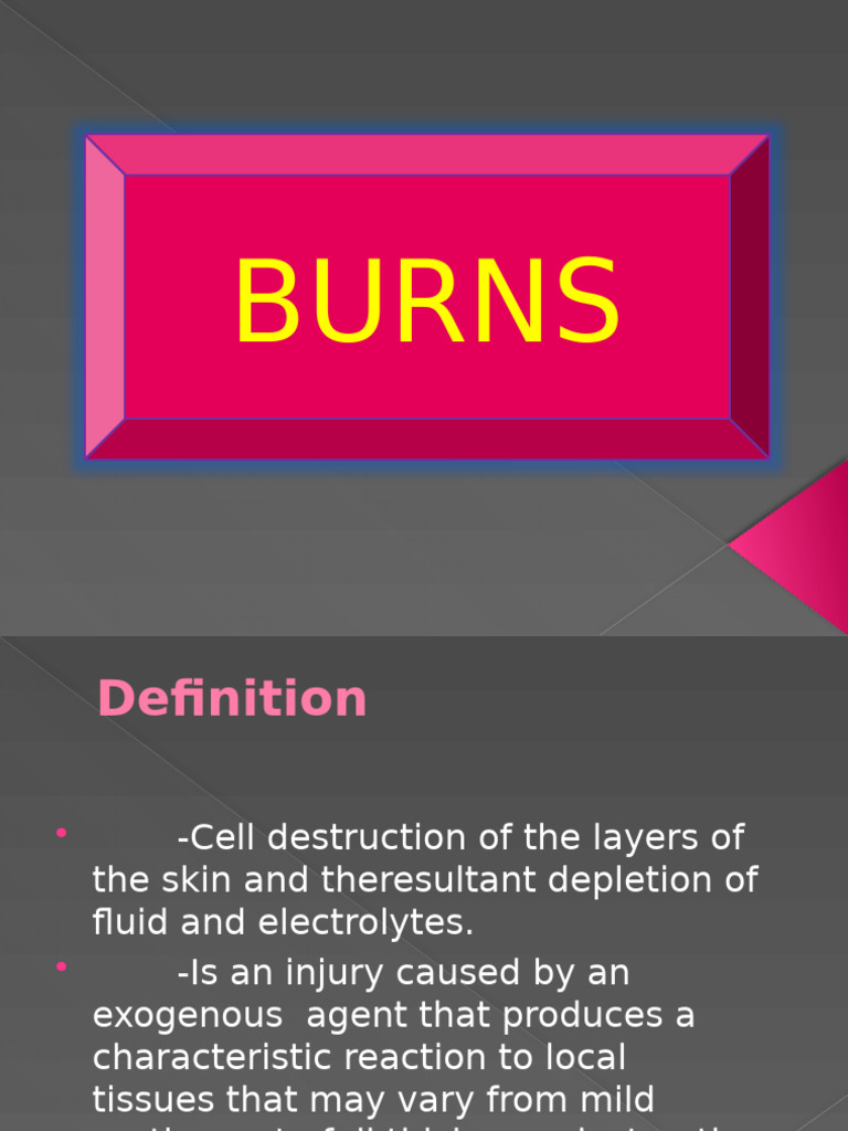 Burns | PDF | Burn | Wound