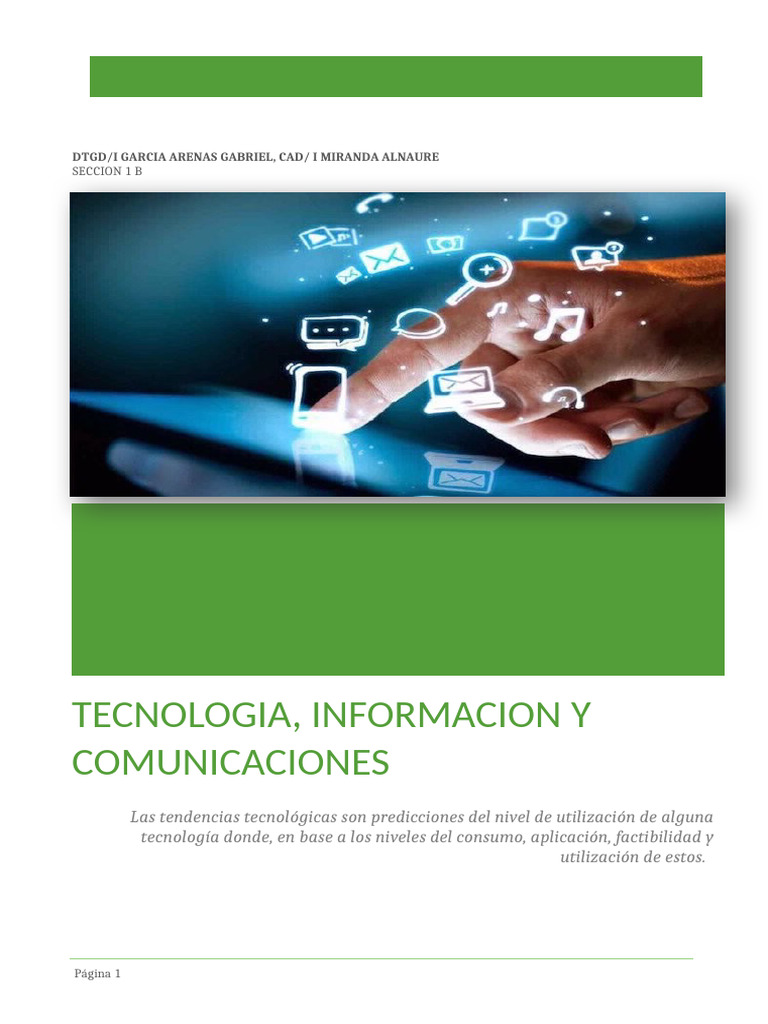 Tendencias Tecnológicas y TIC en Venezuela | PDF | Servicio de redes ...