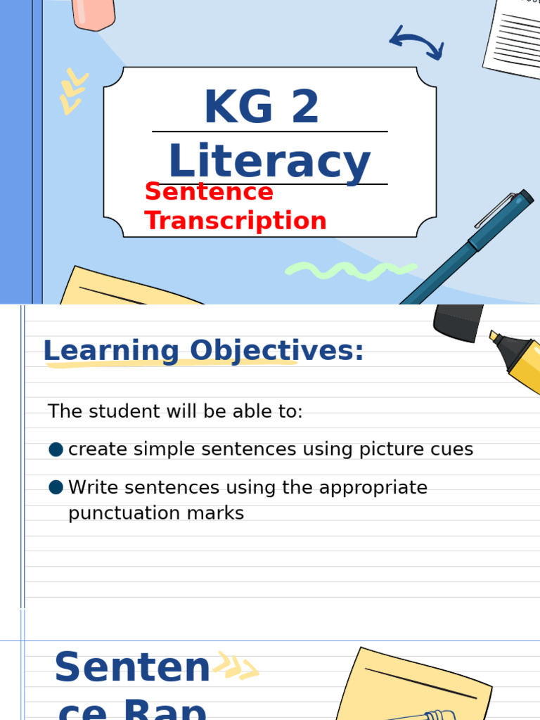 Sentence Construction+Transcription 1 | PDF