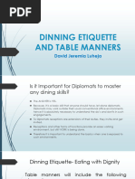 Essential Table Manners Guide | PDF | Cuisine
