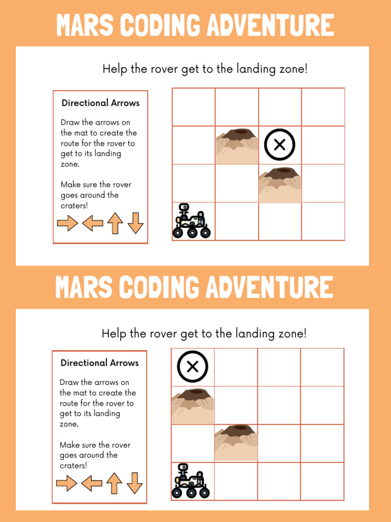 Mars Rover Coding Activity Guide | PDF