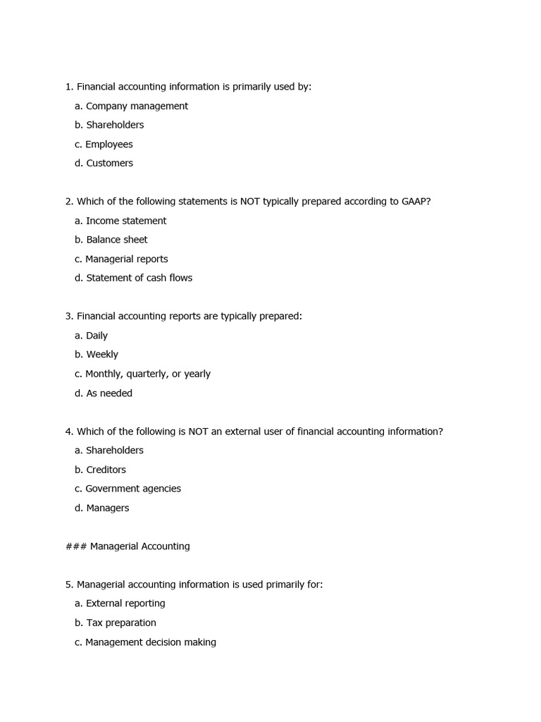 Accounting Chapter 5 | PDF | Financial Accounting | Management Accounting