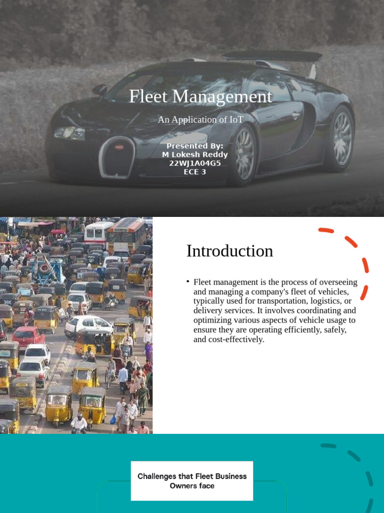 IoT Applications in Fleet Management | PDF
