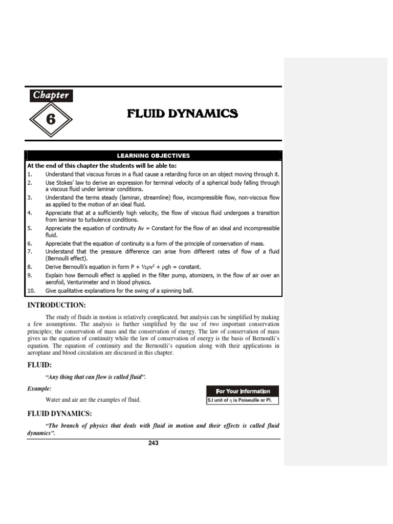 Understanding Fluid Dynamics Principles | PDF | Fluid Dynamics | Drag ...