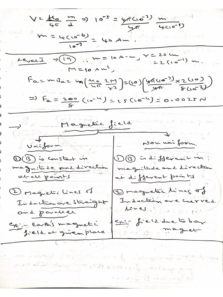 Dipole in Magnetic Field | PDF