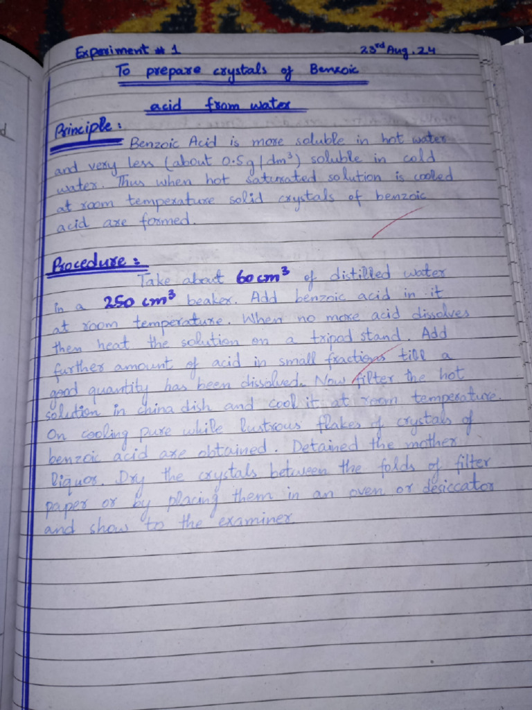 Chemistry Practicals Class 11 Pdf