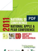 National Conference Program (Cherry - Apple &amp Pear)