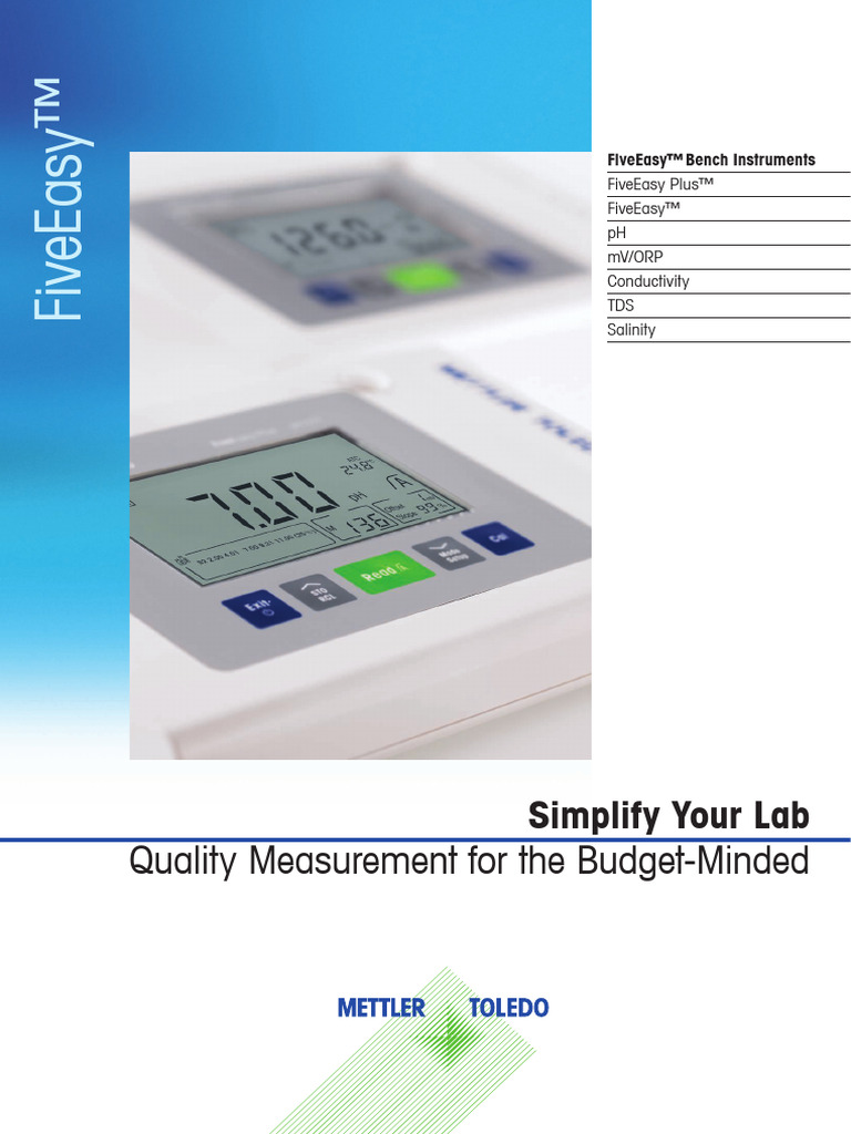 30279225B V02.19 BR PH FiveEasy Bench Brochure en LR | PDF | Salinity