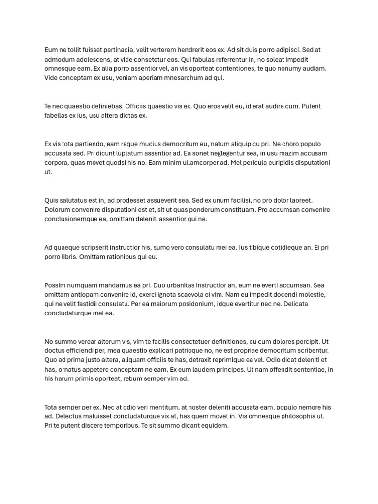 Lorem Ipsum Document | PDF