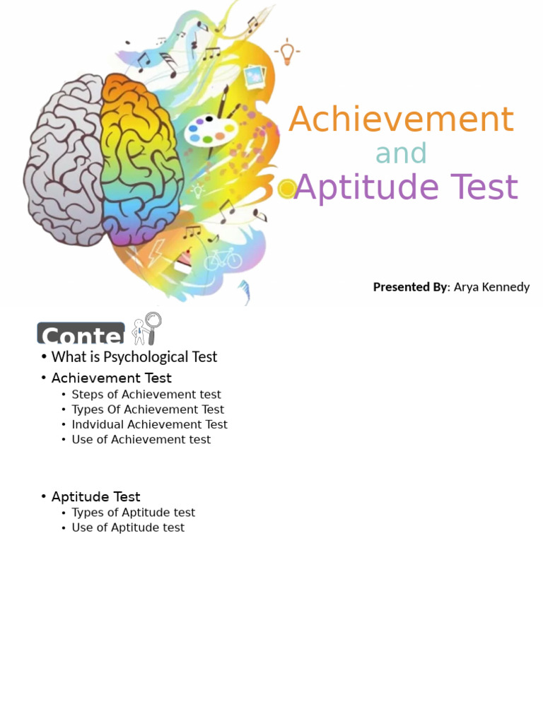 Peabody Individual Achievement Test Overview | PDF | Educational ...