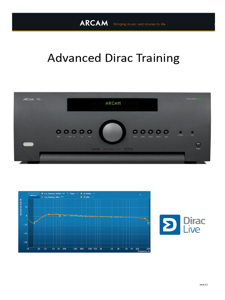 Advanced Dirac Calibration Techniques | PDF | Loudspeaker | Electronics
