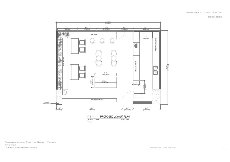 Proposed Bakery Layout Plan, Yangon | PDF | Baked Goods | Cuisine
